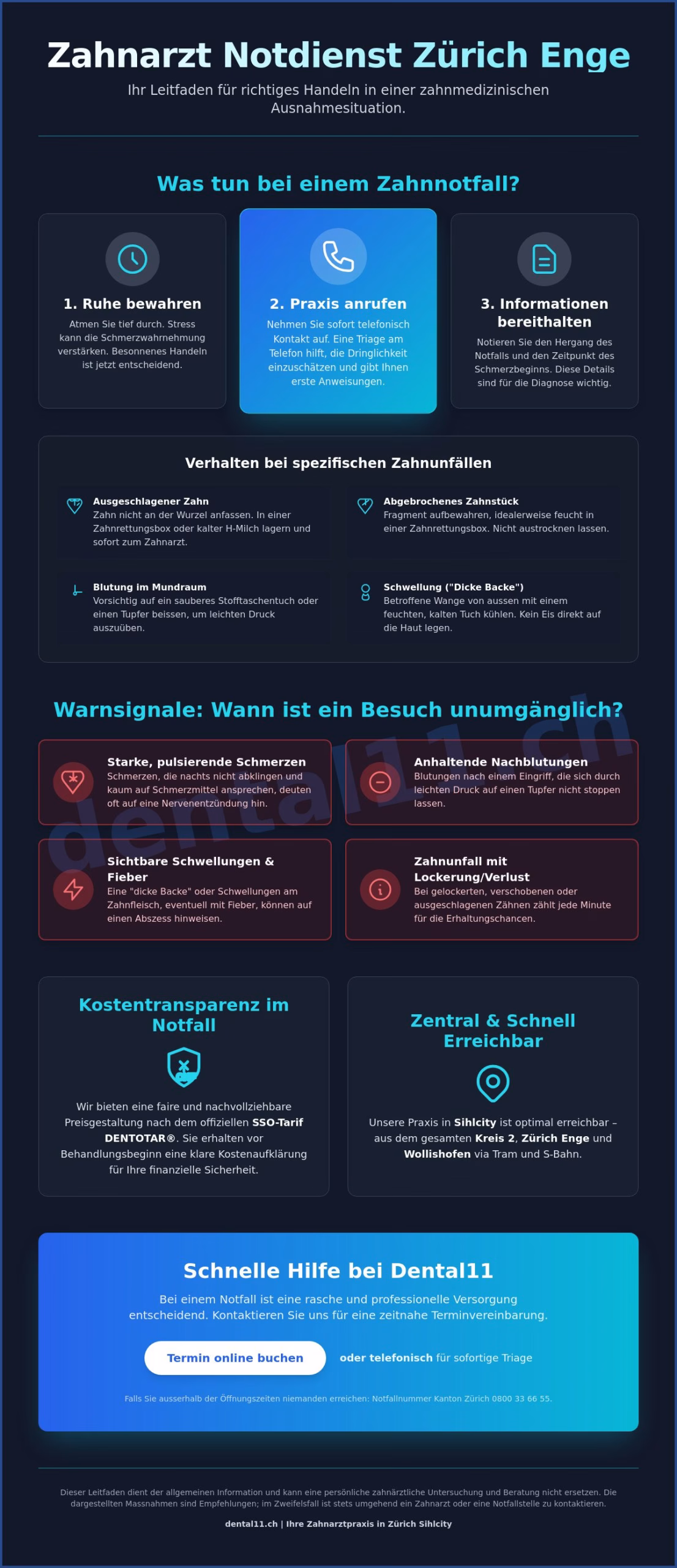 Zahnarzt Notdienst Zürich Enge: Schnelle Hilfe bei Zahnschmerzen & Notfällen